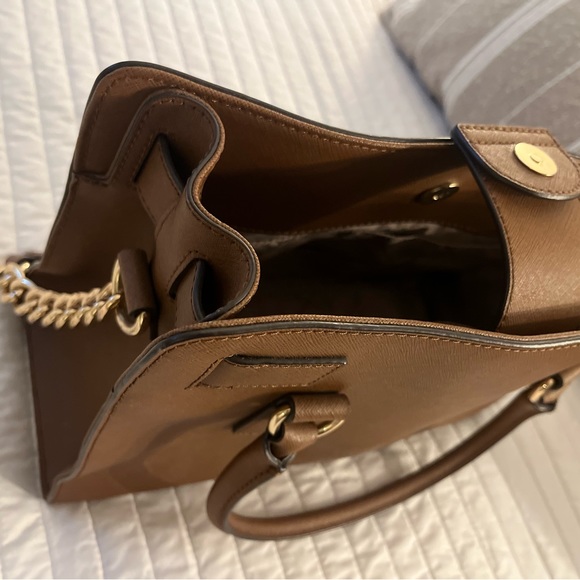 Michael Kors Hamilton Leather Satchel - Picture 2 of 8